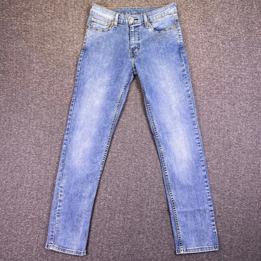 Levis 511 Jeans‎ Mens 29x31 Blue Marble Fade Slim Stretch Denim Classic Casual
